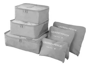 ORGANIZADOR  DE VIAJE VALIJA SET 6 KIT ESTUCHE 717-11