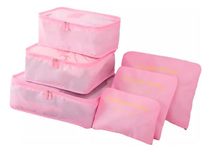 ORGANIZADOR  DE VIAJE VALIJA SET 6 KIT ESTUCHE 717-11