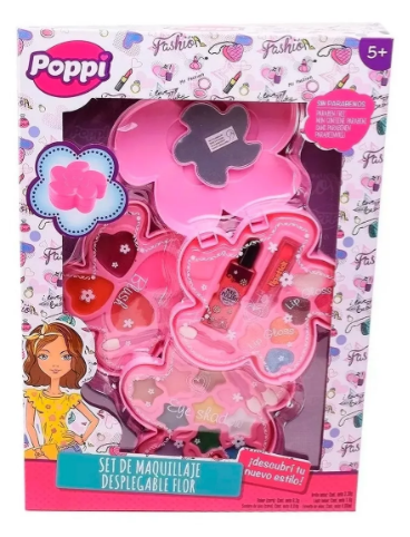 POPPI- SET DE MAQUILLAJE DESPLEGABLE FLOR 5666-S21668