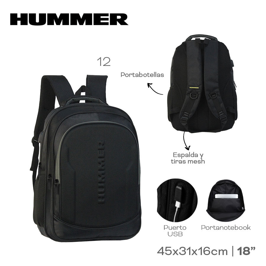 MOCHILA PORTANOTEBOOK HUMMER 27833