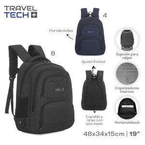 MOCHILA PORTANOTEBOOK TRAVEL TECH 16745