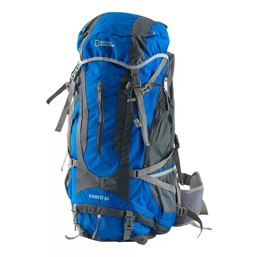 MOCHILA NATIONAL GEOGRAPHIC EVEREST 65 LITROS MNG 265 AZUL