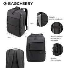 Cargar imagen en el visor de la galería, MOCHILA BAGCHERRY 26440017 (NEGRO)