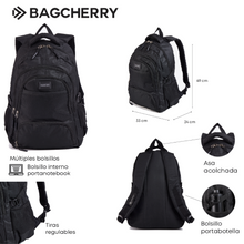 Cargar imagen en el visor de la galería, MOCHILA PORTANOTEBOOK BAGCHERRY 274110