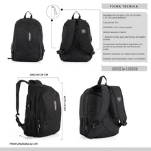 Cargar imagen en el visor de la galería, MOCHILA BROSS LONDON 264063