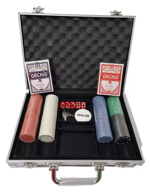 JUEGO POKER MALETIN X200 FICHAS 5068SR