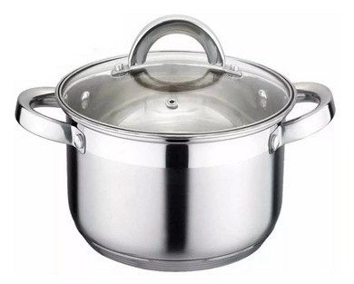 CACEROLA 28CM 8LITROS ACERO INOX TRIPLE FONDO 57915483