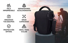Cargar imagen en el visor de la galería, MOCHILA BOLSO CAMARÁ FOTOGRÁFICA ACOLCHADA SB-3