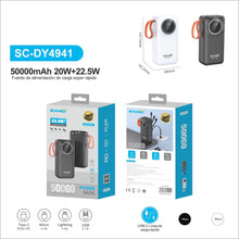 Cargar imagen en el visor de la galería, POWER BANK 50.000 mAh 20W+22,5W Y4941