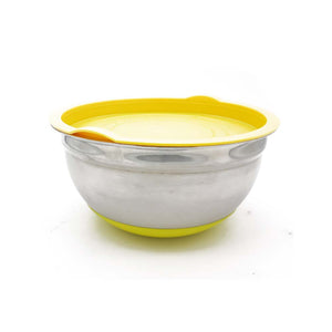 BOWL AC. INOX. 22 CM BASE SILICONA Y TAPA HERMET 57915272