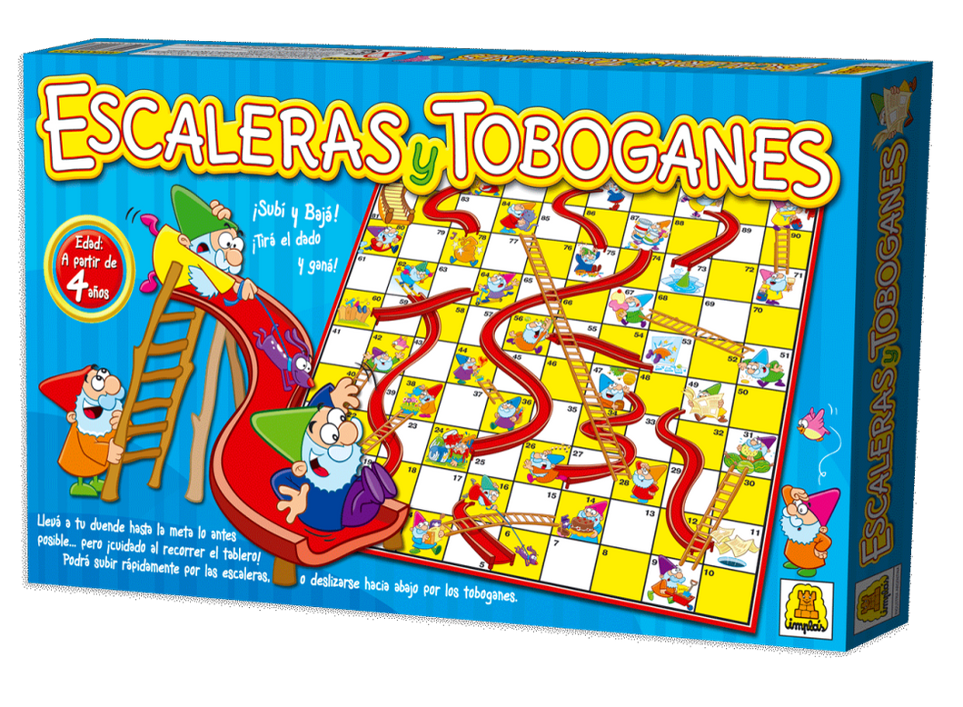 JUEGO DE TABLERO ESCALERA Y TOBOGANES 0027