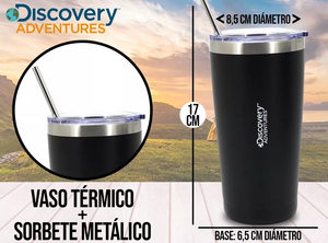 VASO CAMPING DISCOVERY C/SORBET 14012-14013