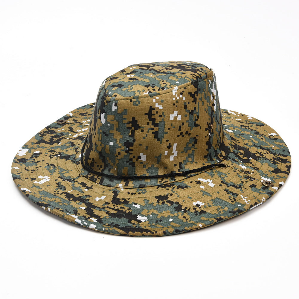 SOMBRERO CAMPING CAMUFLADO CON SUJETADOR 31215