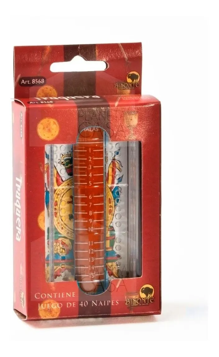 TRUQUERA BISONTE CRISTAL CON NAIPE BI8568
