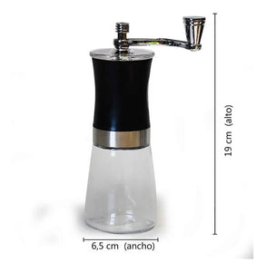 MOLINILLO DE CAFE DE VIDRIO CR14542