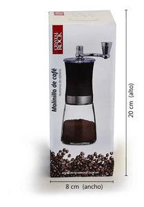 MOLINILLO DE CAFE DE VIDRIO CR14542